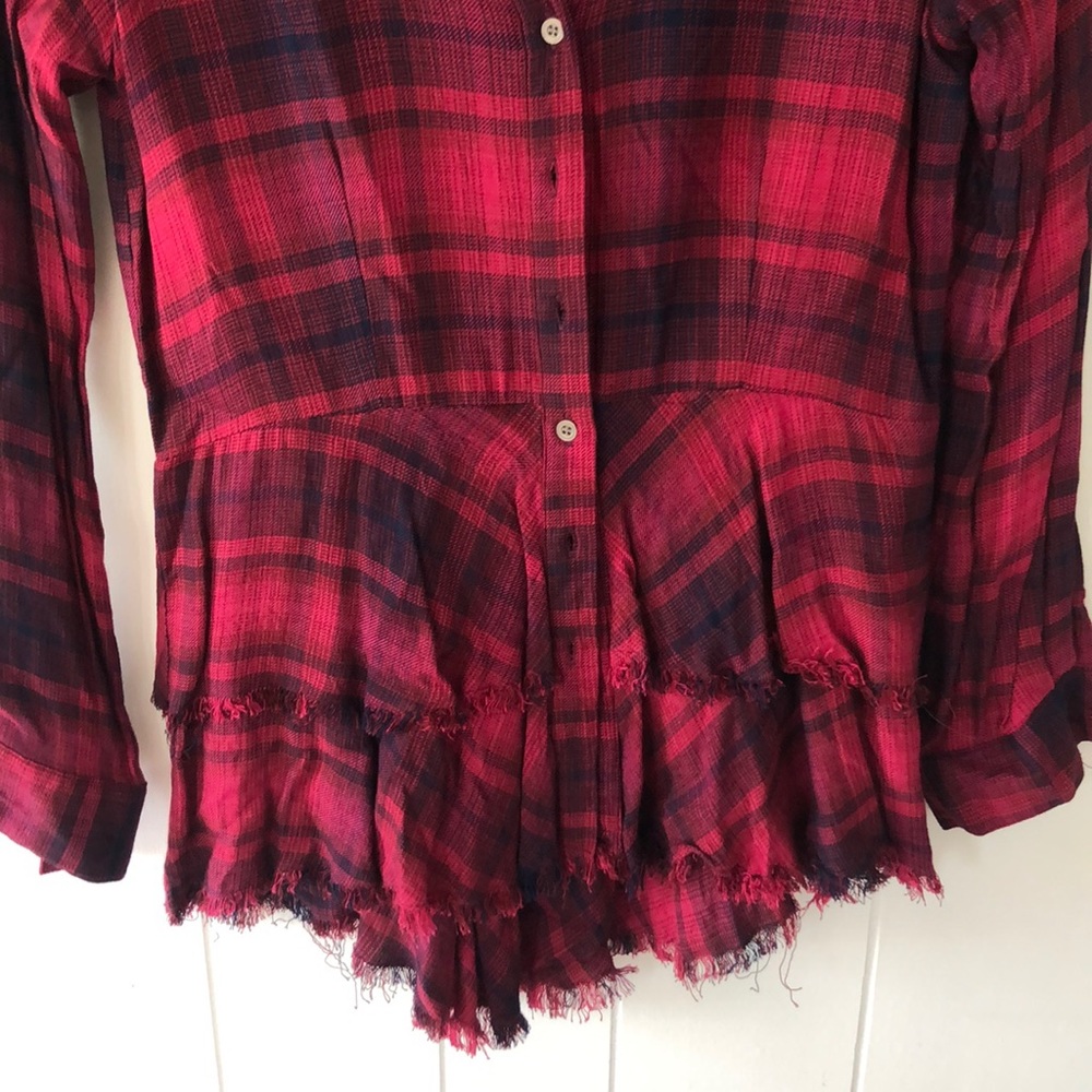 Plaid button down - Picture 3 of 4